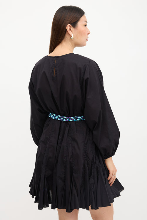 Rhode Belted Godet Dress