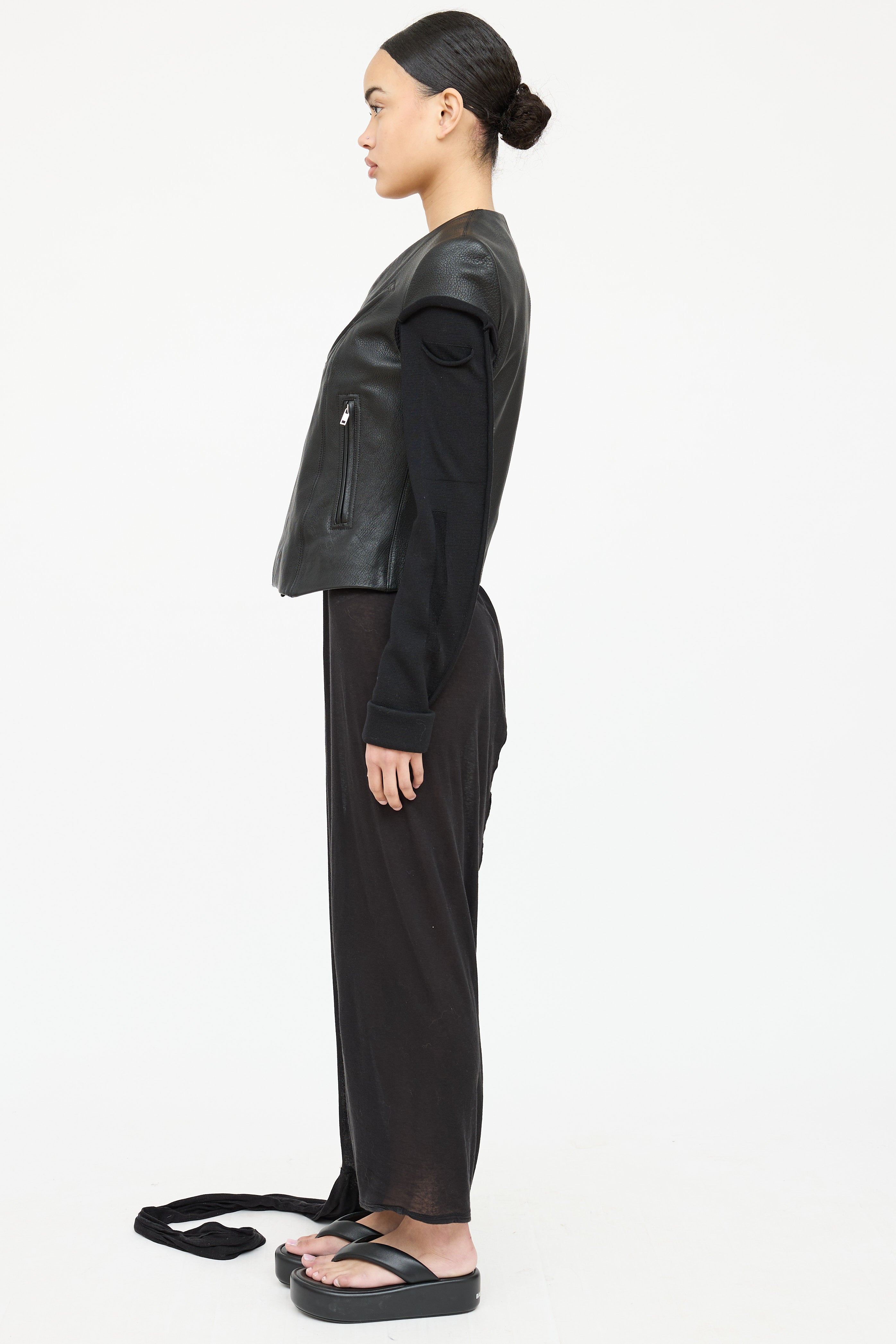 Leather & Wool Jacket