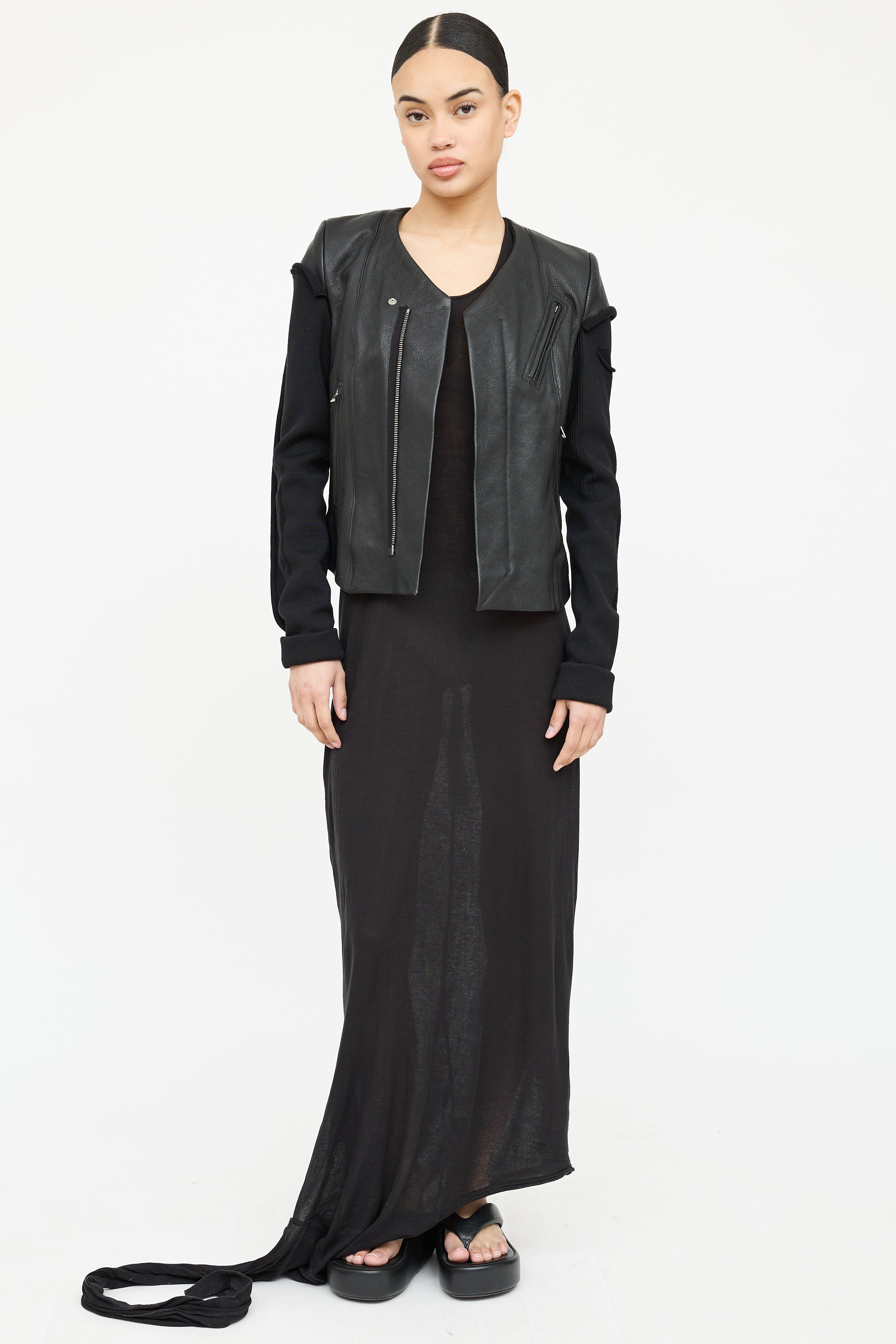 Leather & Wool Jacket