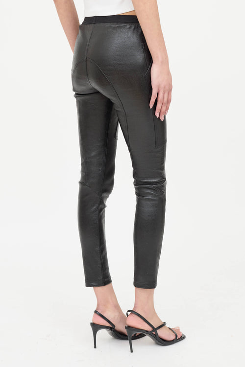 Rick Owens FW19 Leather Larry Leggings