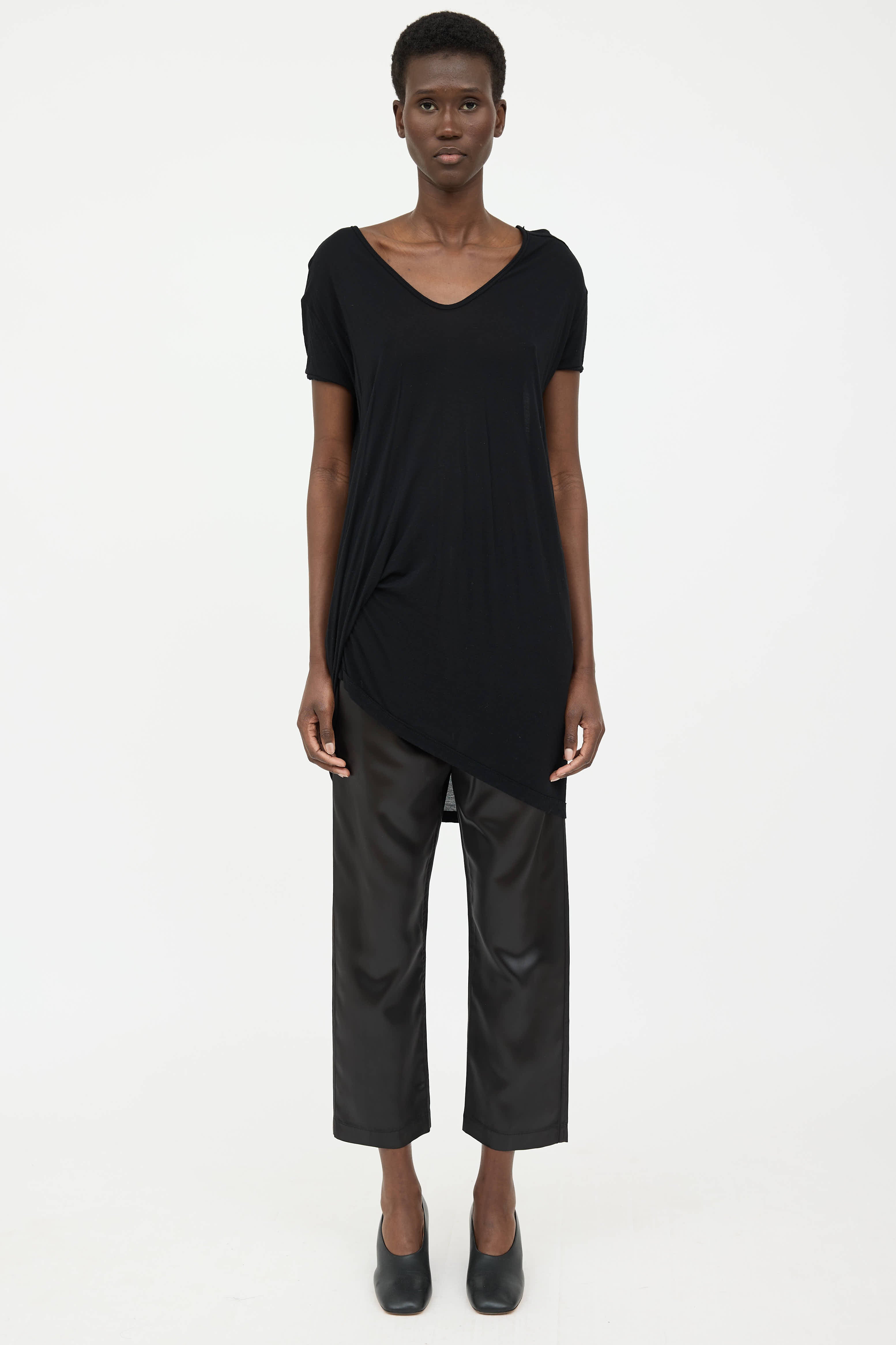 Rick Owens SS17 Short Sleeve Top