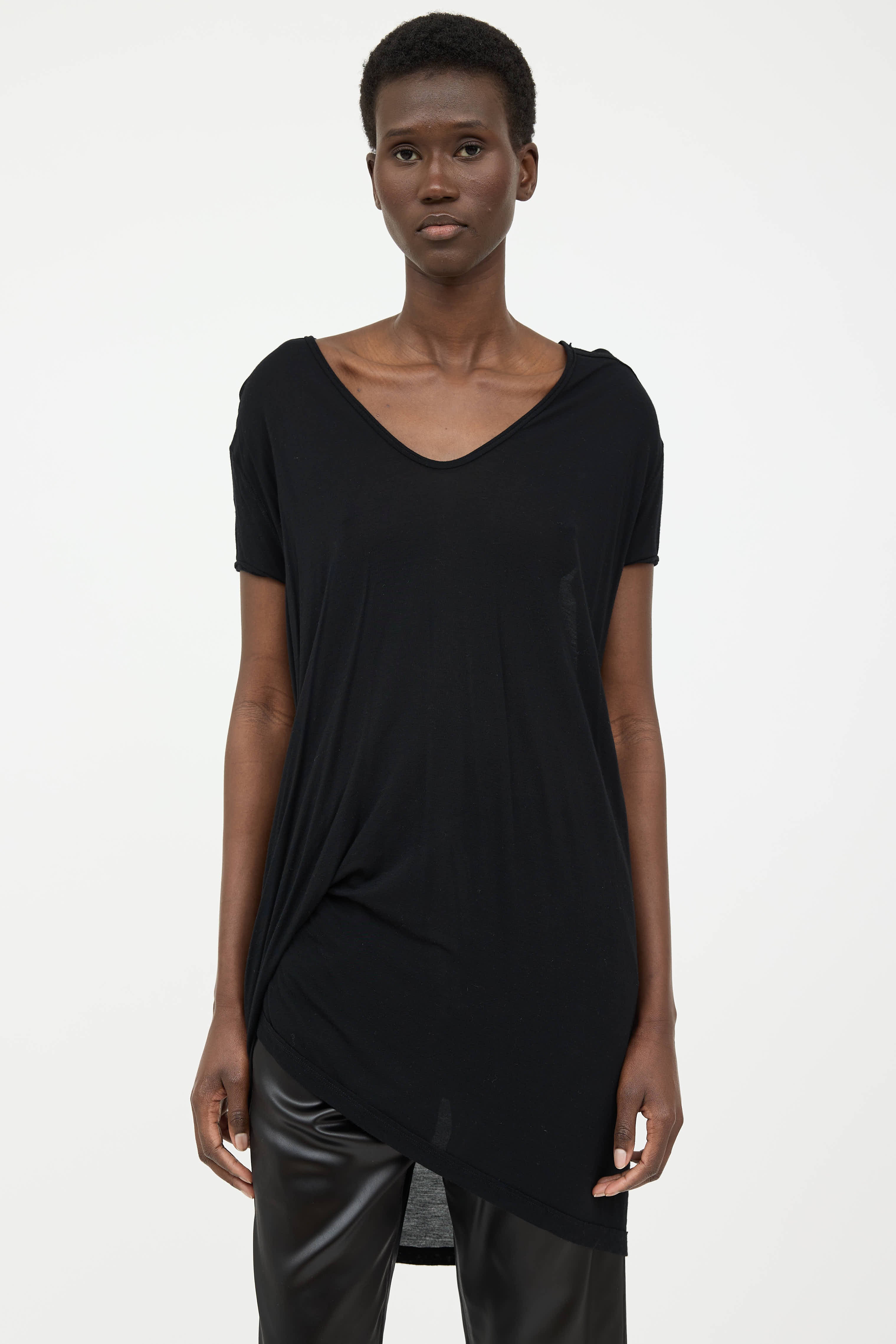 Rick Owens SS17 Short Sleeve Top