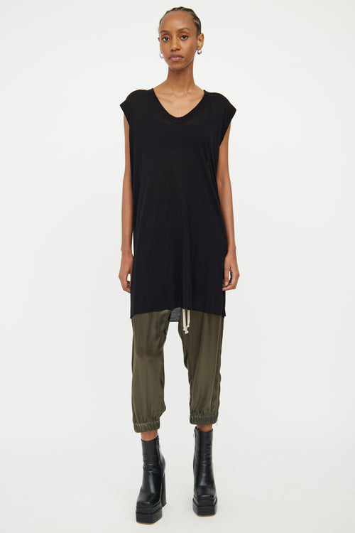 Rick Owens Larry Fall Winter Black Tunic Top