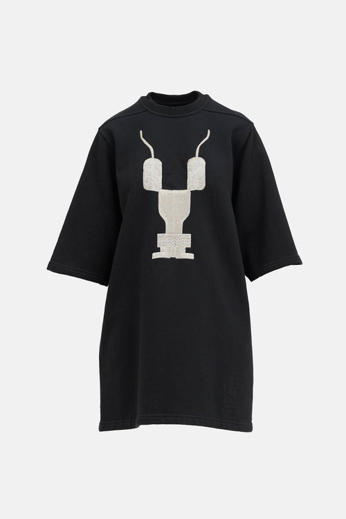 Rick OwensDRKSHDW Embroidered Top