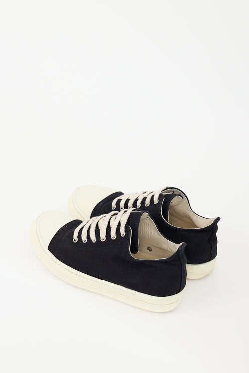 Rick Owens Black & White Ramones Sneaker
