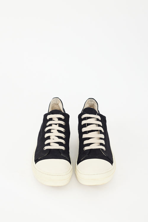 Rick Owens Black & White Ramones Sneaker