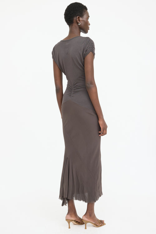 Rick Owens DRKSHDW Silk Sleeveless Dress