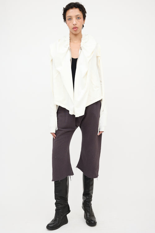 Rick Owens DRKSHDW Open Drape Hoodie
