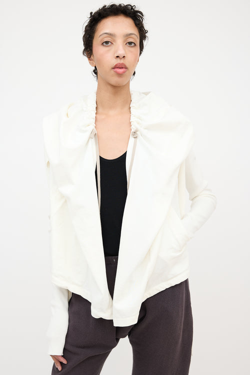 Rick Owens DRKSHDW Open Drape Hoodie