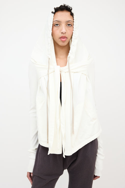 Rick Owens DRKSHDW Open Drape Hoodie