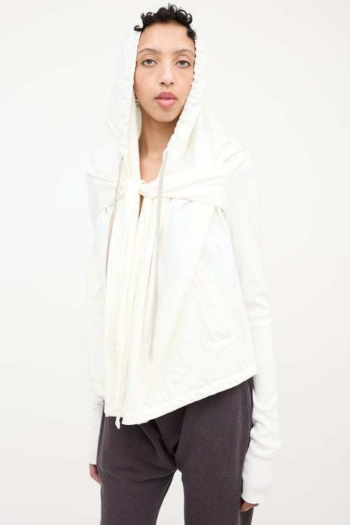Rick Owens DRKSHDW Open Drape Hoodie