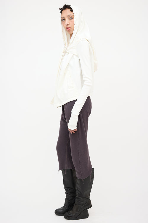 Rick Owens DRKSHDW Open Drape Hoodie