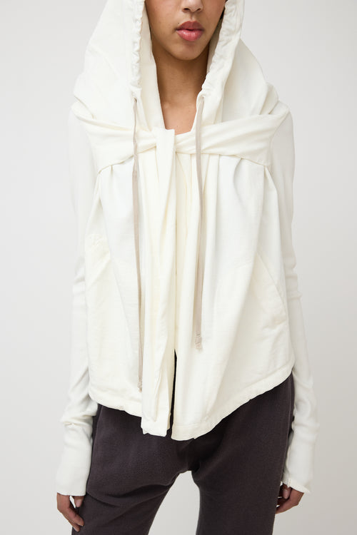 Rick Owens DRKSHDW Open Drape Hoodie
