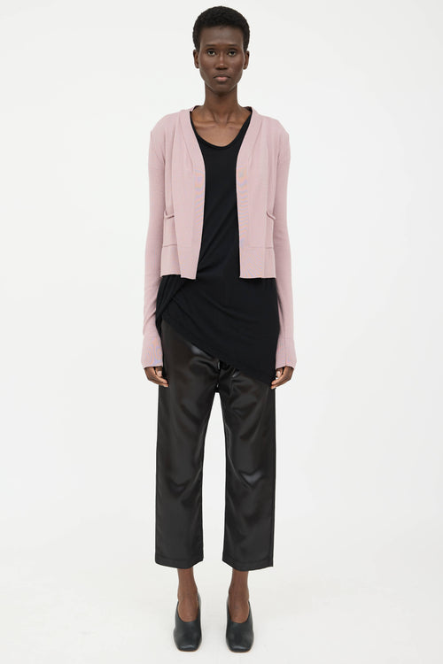 Rick Owens SS24 Open Front Cardigan