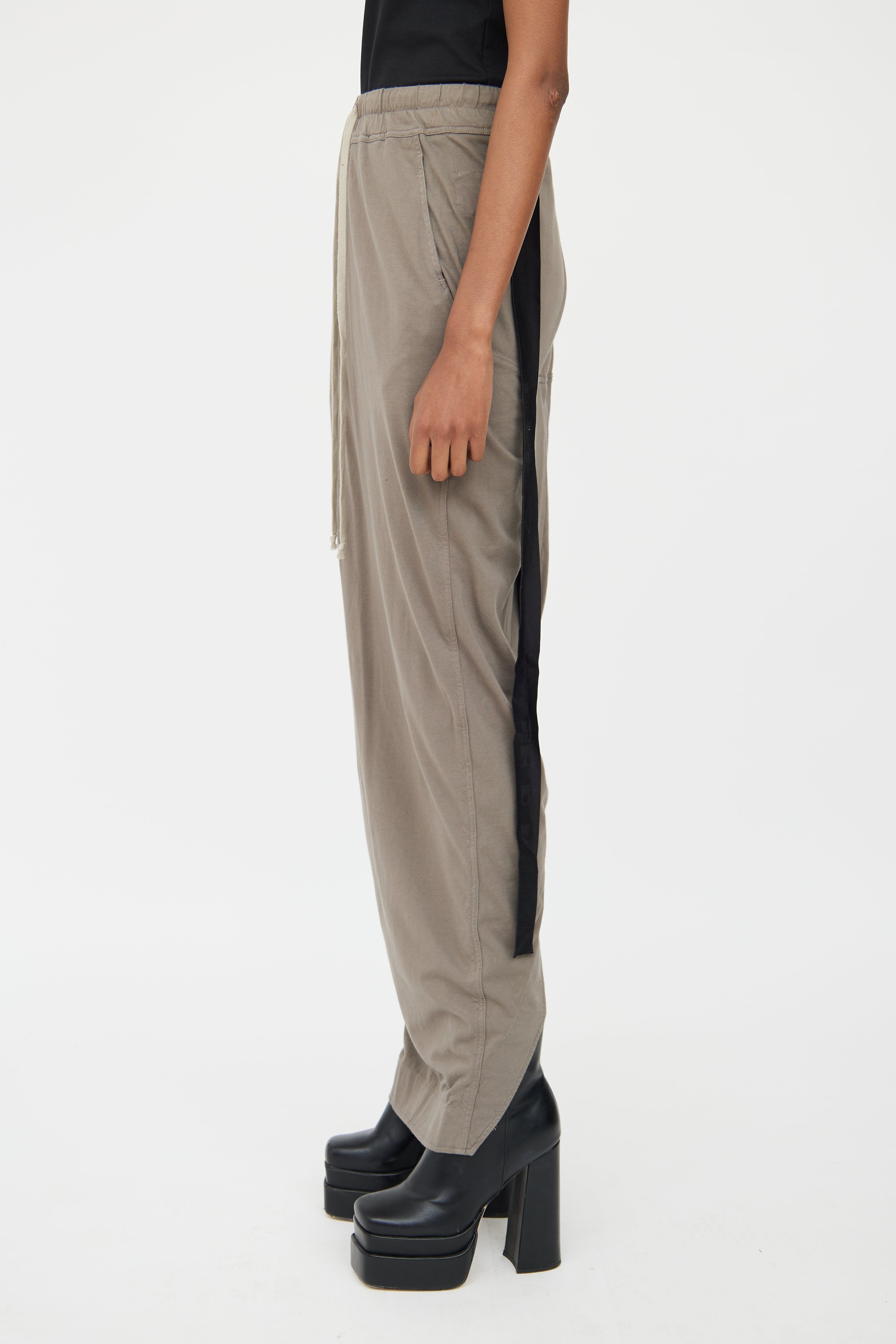Rick Owens Brown DRKSHDW Cotton Maxi Skirt