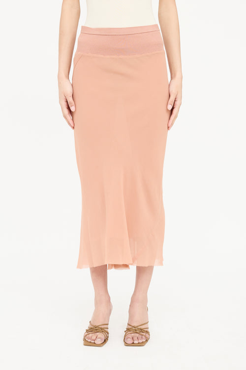 Rick Owens Bias Midi Skirt