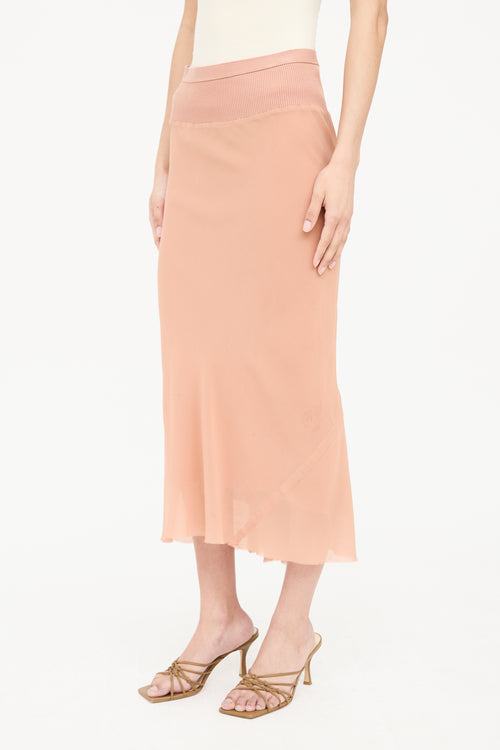 Rick Owens Bias Midi Skirt