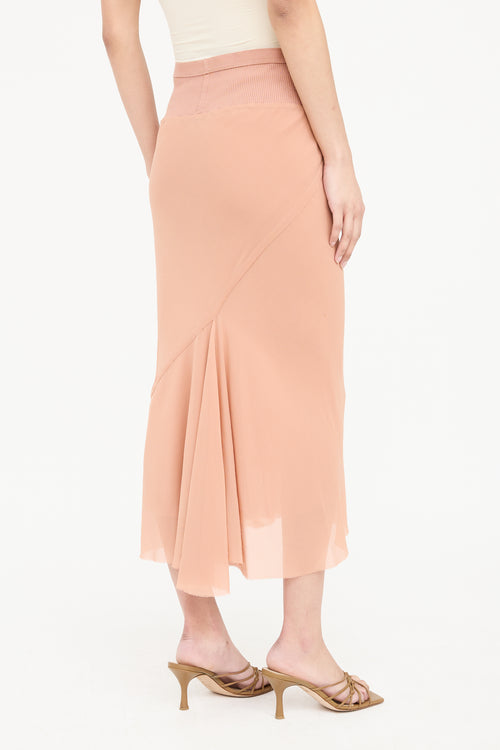Rick Owens Bias Midi Skirt