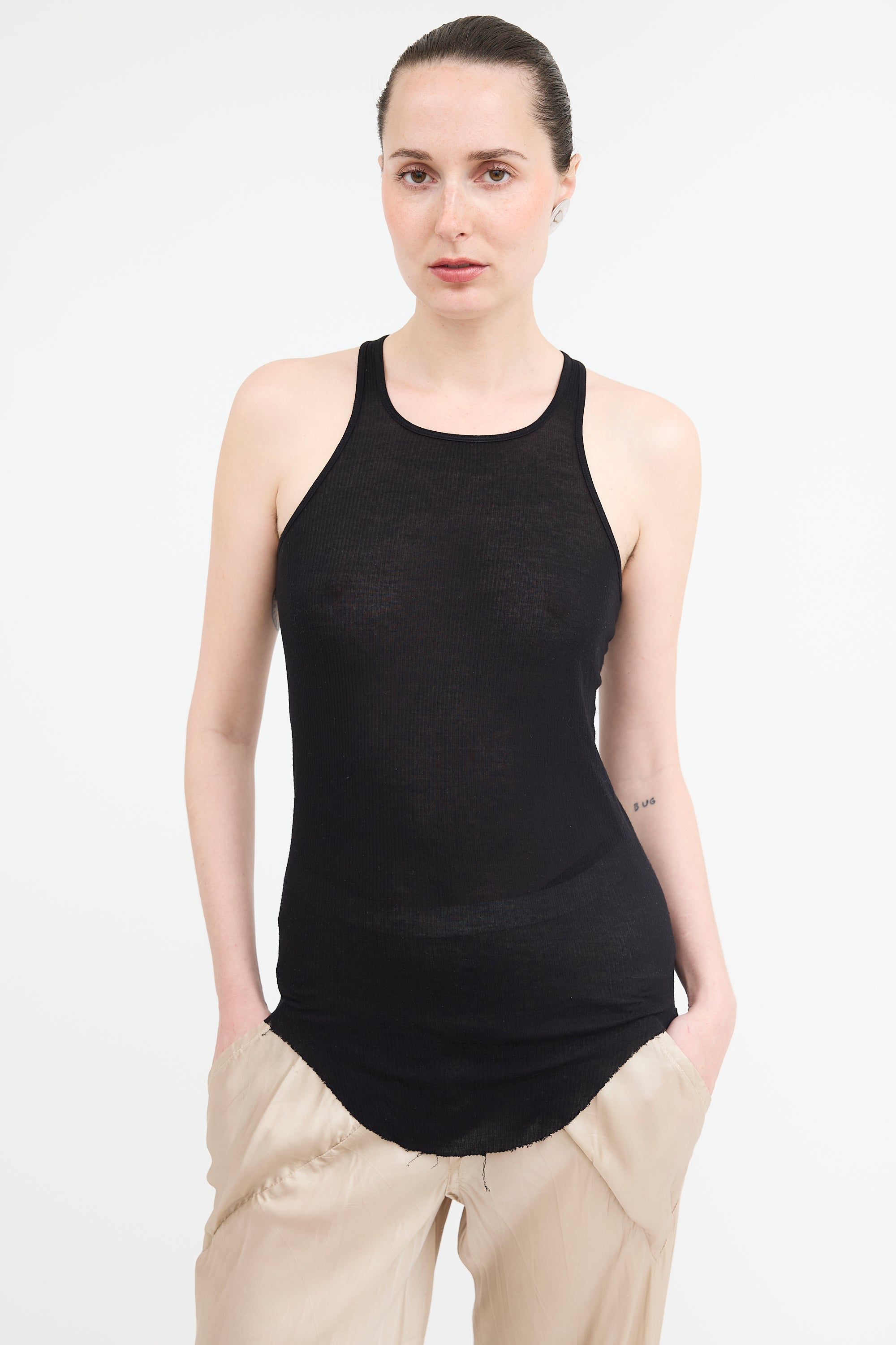 Rick Owens Spring 2020 Knit Tank Top