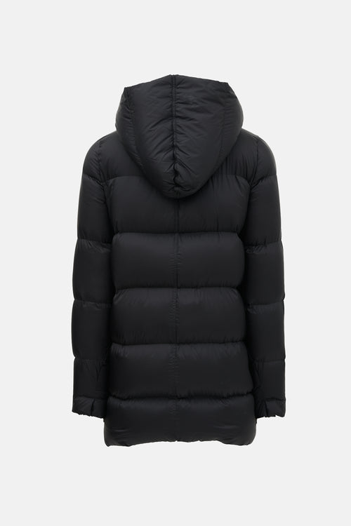 Rick Owens FW 2017 Leather Pocket Puffer Jacket