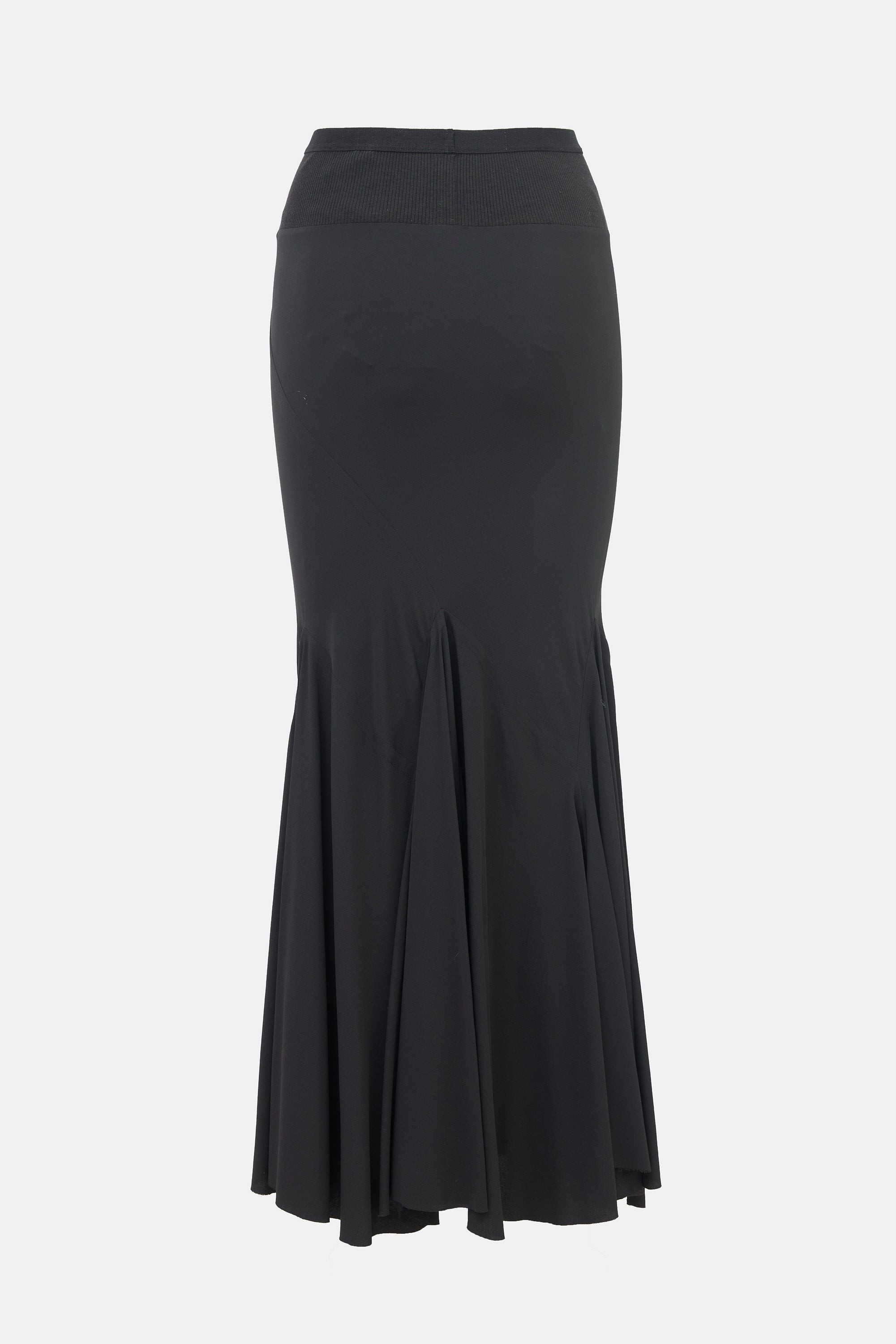 Rick Owens FW 2022 Godet Maxi Skirt