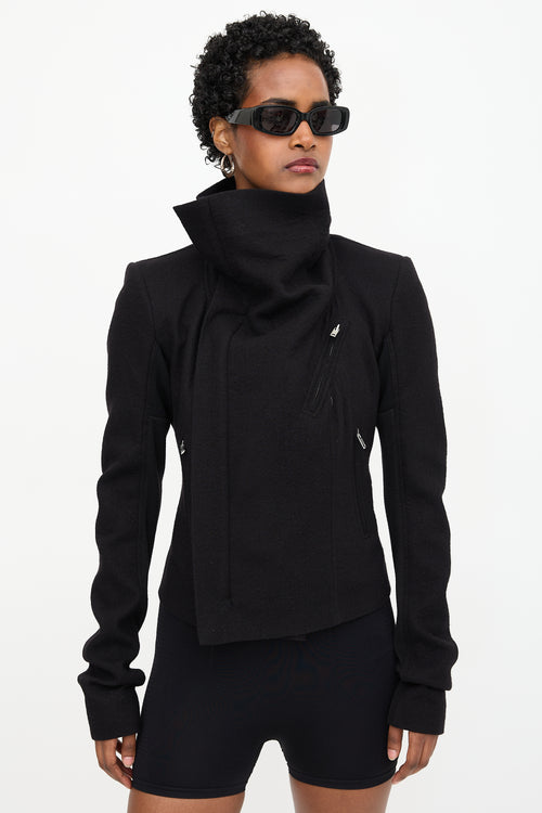 Rick Owens FW 2023 Wool High Neck Jacket