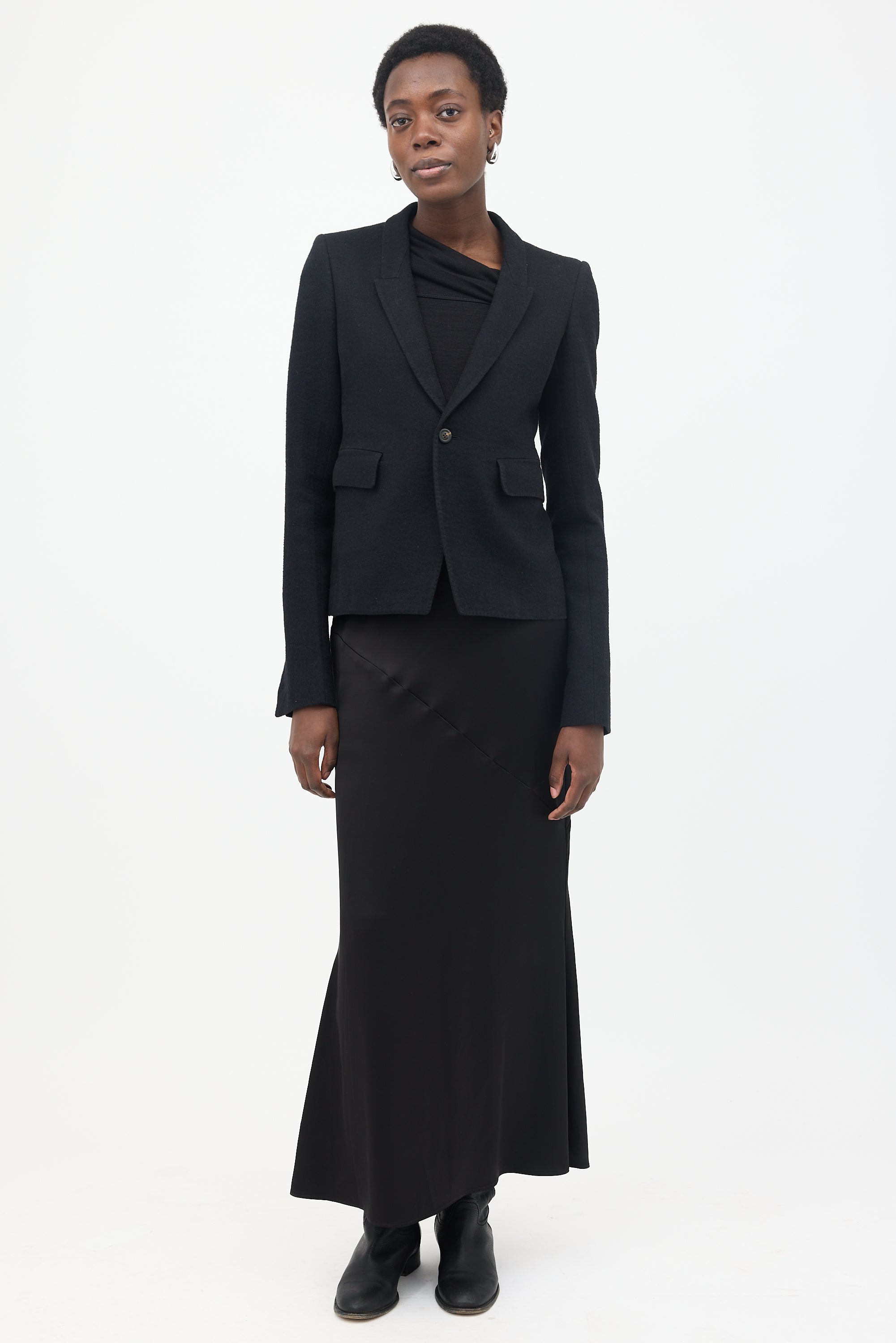 Rick Owens Performa Single Button Blazer