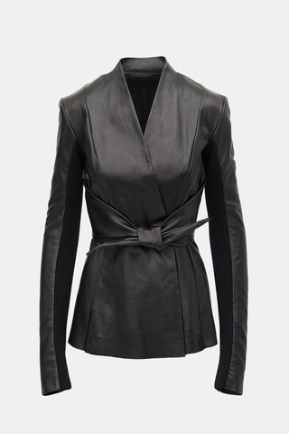 Rick Owens SS 2025 Leather Jacket