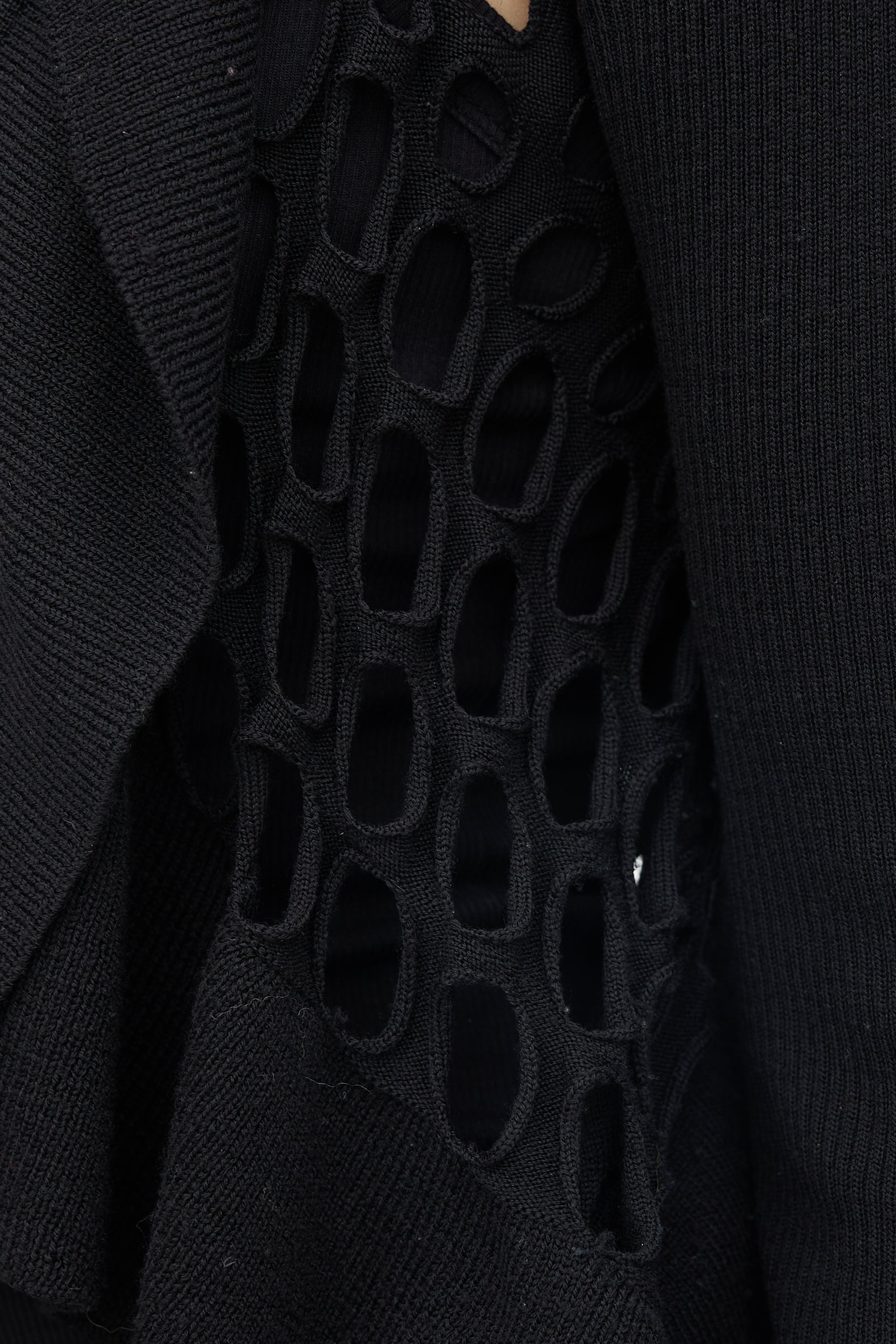 Rick Owens SS 2008 Hole Cardigan