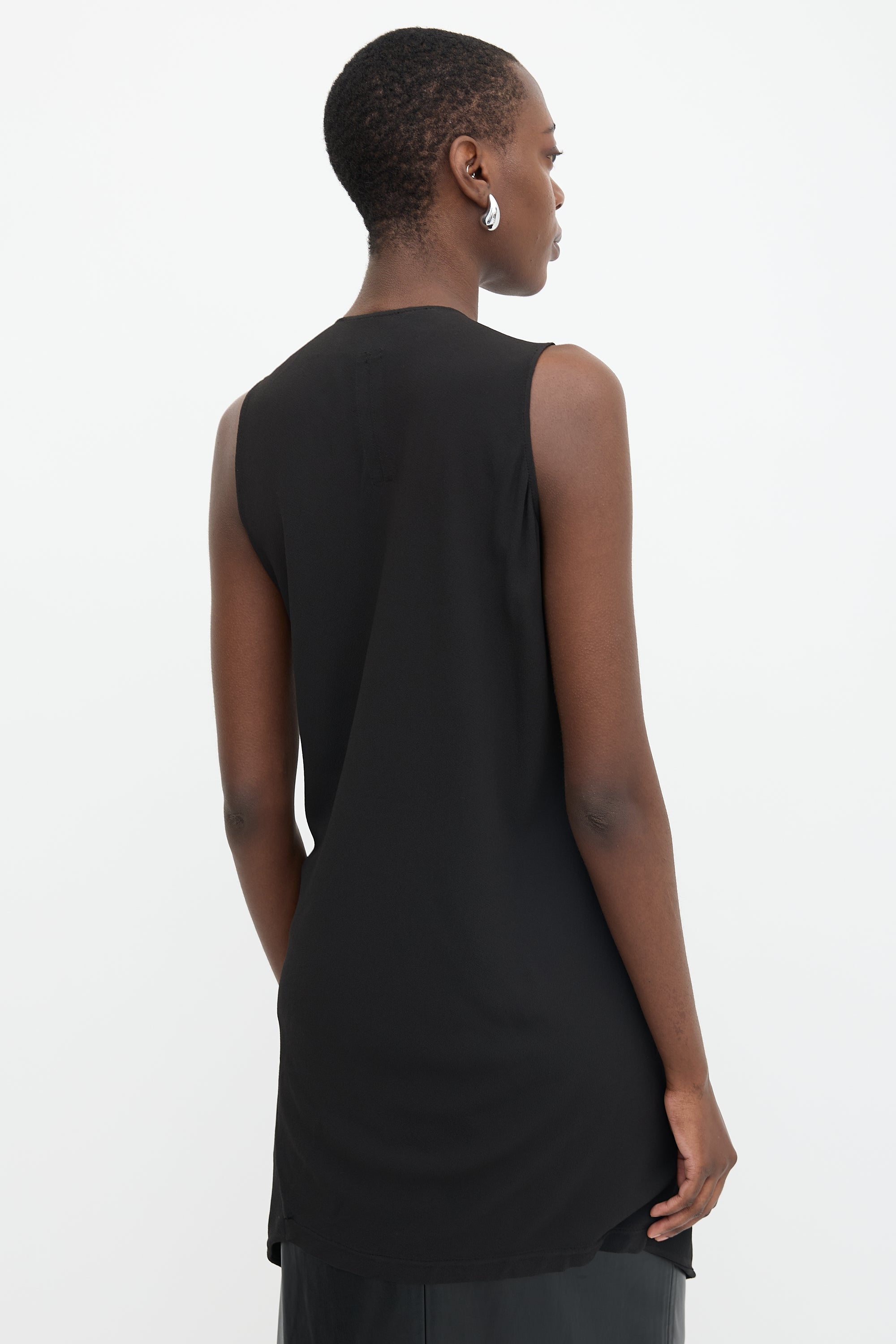 Rick Owens SS 2011 Crepe Handkerchief Top