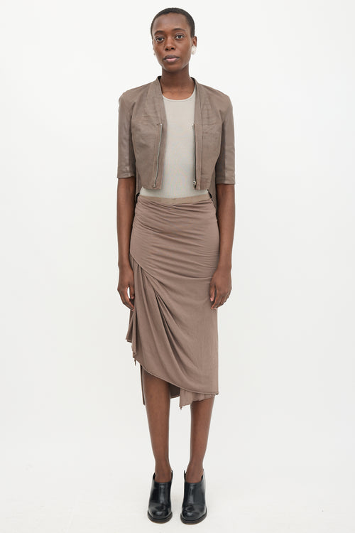 Rick Owens SS 2011 Leather Anthem Jacket