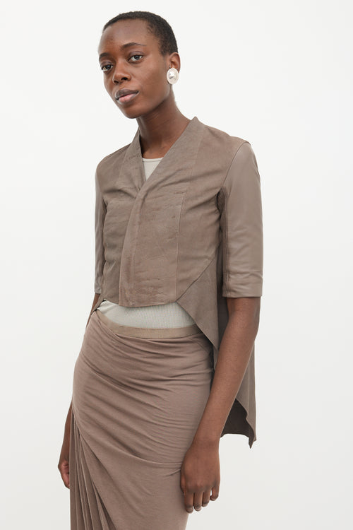 Rick Owens SS 2011 Leather Anthem Jacket