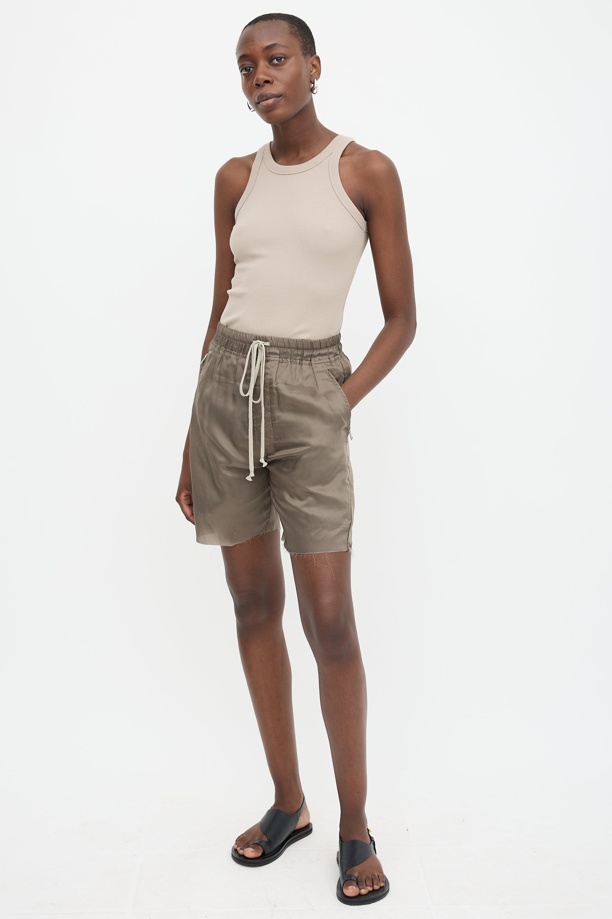 Rick Owens SS 2022 Drawstring Shorts