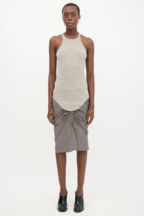 Rick Owens Basic Rib Tank Top