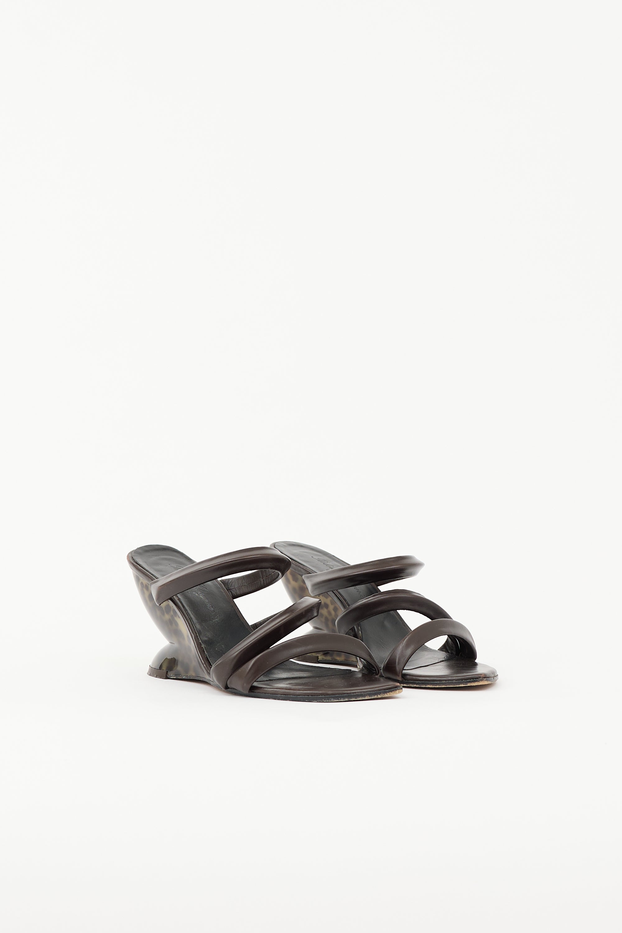 Clergerie Sculptural Wedge Sandal