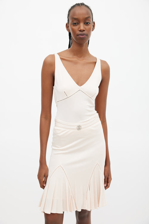 Roberto Cavalli Light Pink Camisole & Skirt Set