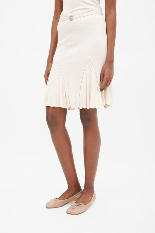 Roberto Cavalli Light Pink Camisole & Skirt Set