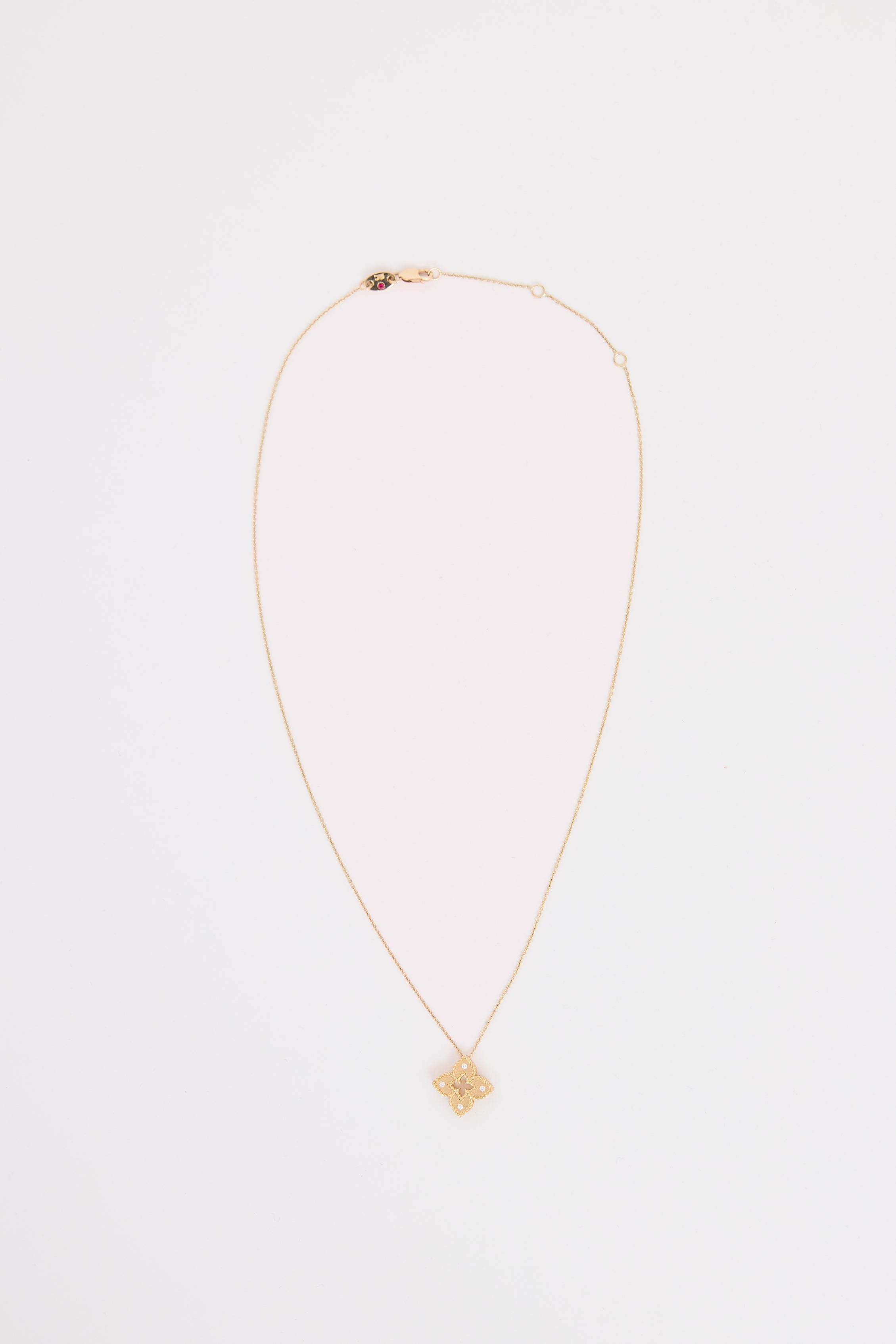 Fine Jewelry 18K Yellow Gold & Diamond Venetian Princess Necklace