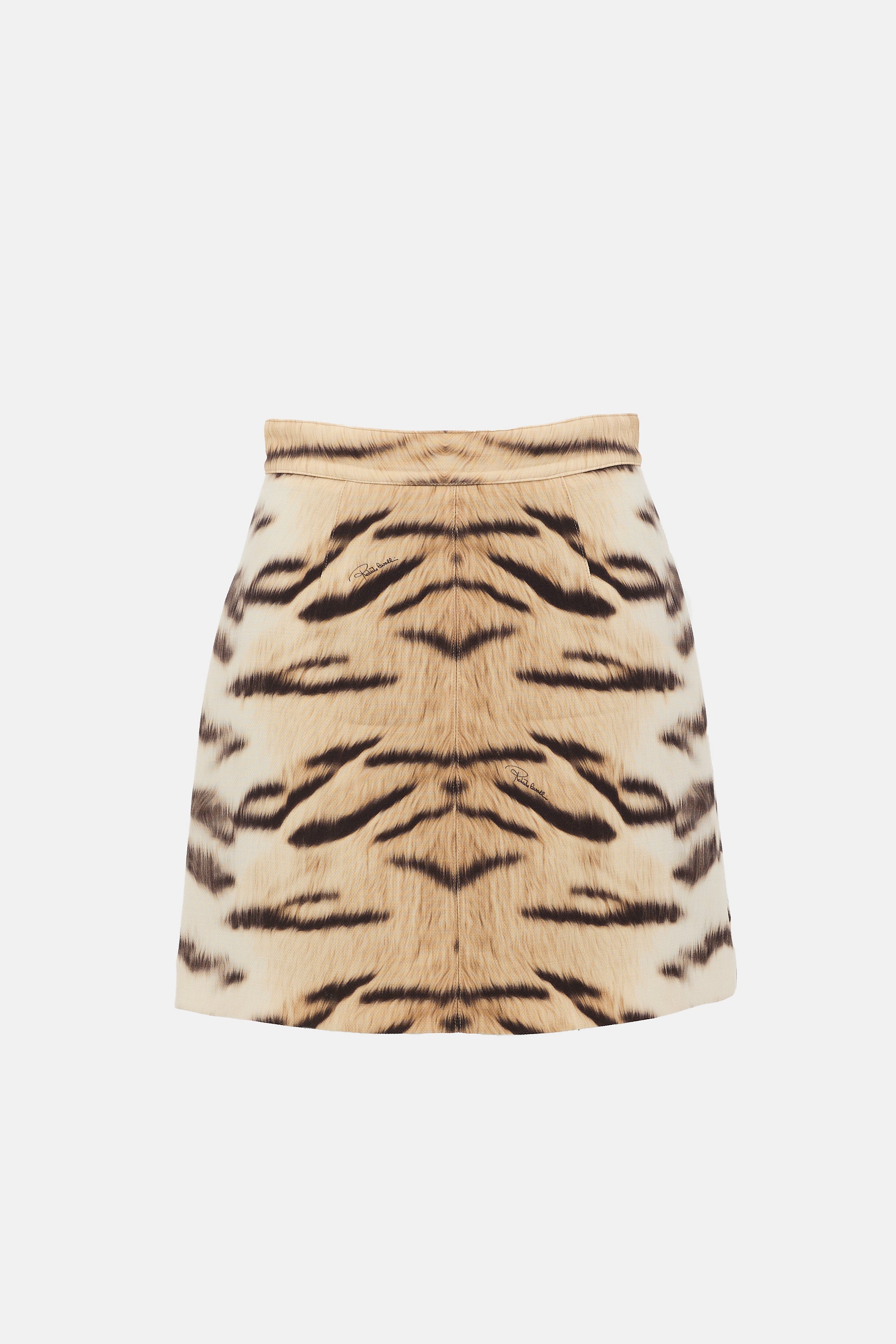 Roberto Cavalli 2000 Printed Mini Skirt
