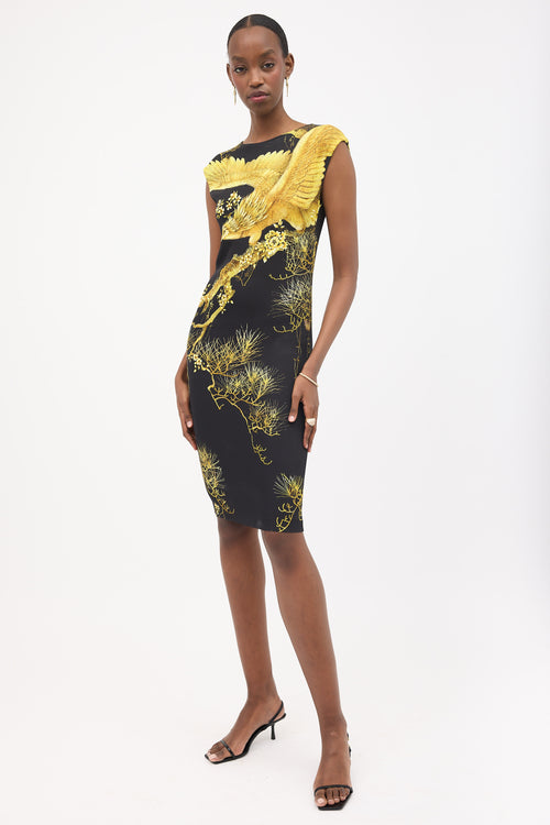 Roberto Cavalli Printed Sheath Dress