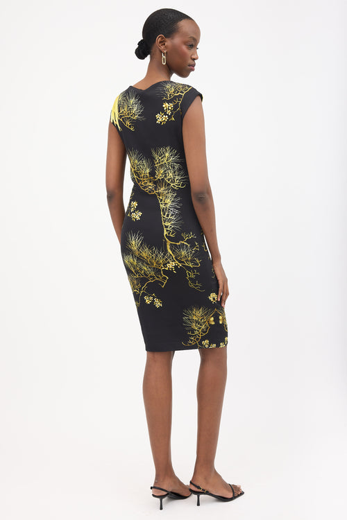 Roberto Cavalli Printed Sheath Dress