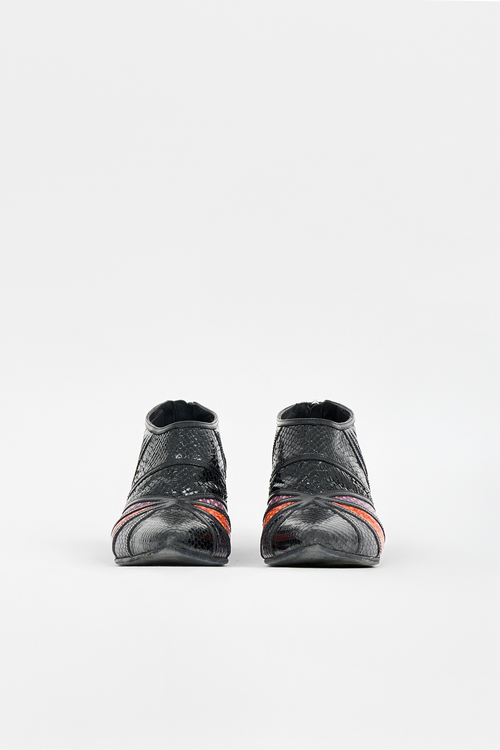 Rodarte Embossed Leather Colourblock Boot