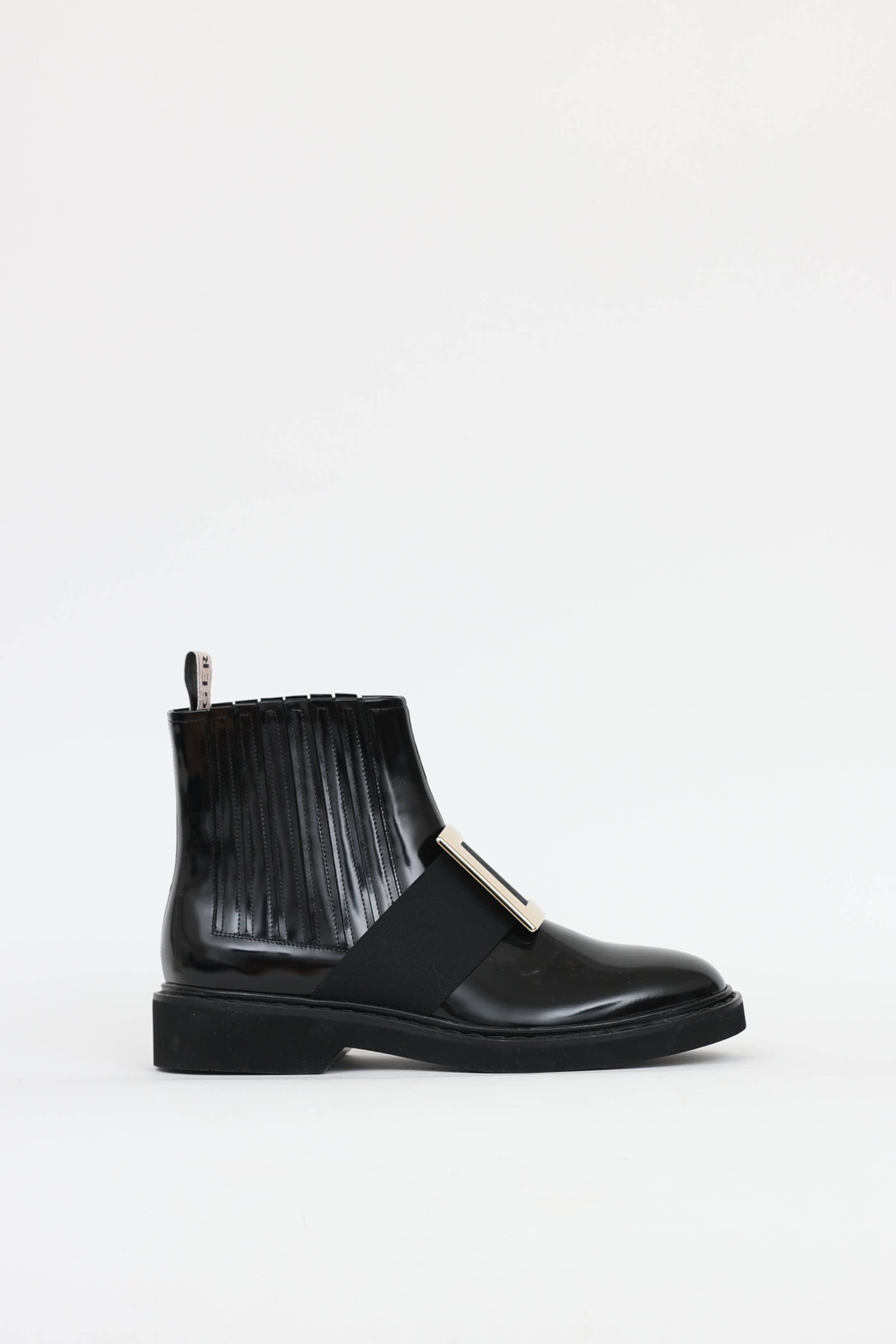 Roger Vivier Patent Viv' Rangers Boot