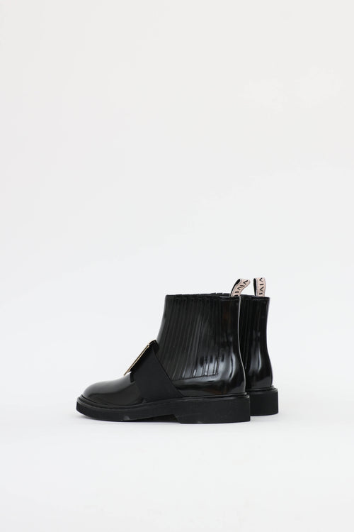 Roger Vivier Patent Viv Rangers Boot
