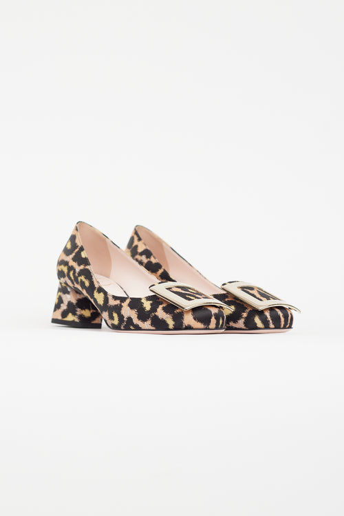 Roger Vivier Beige & Multicolour Belle Vivier Pump