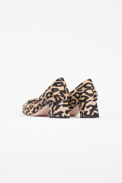Roger Vivier Beige & Multicolour Belle Vivier Pump