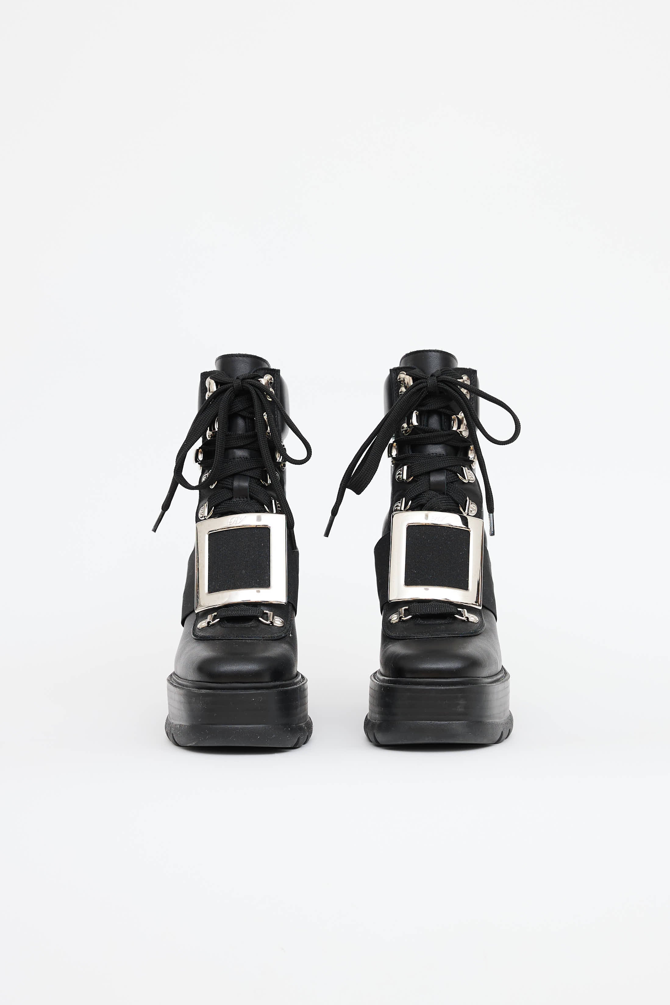 Roger Vivier Viv Utility Platform Boot