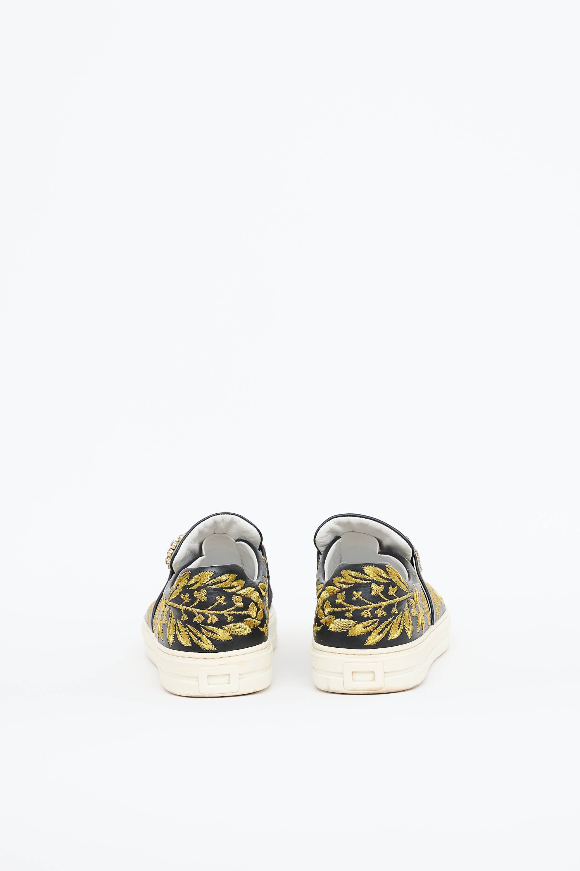 Roger Vivier Embroidered Crystal Sneaker
