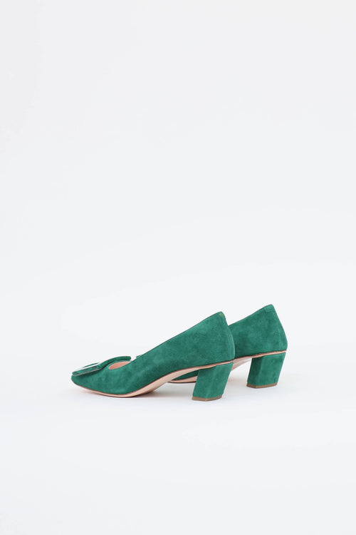 Roger Vivier Granite Buckle Belle Pump