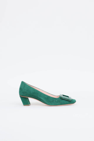 Roger Vivier Granite Buckle Belle Pump